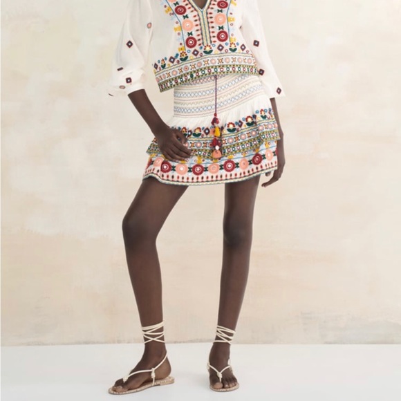 Embroidered skirt - Picture 1 of 11